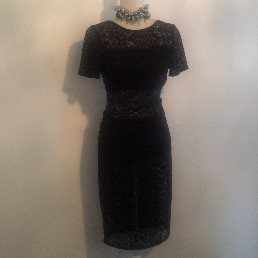 NWT Black Lace Dress